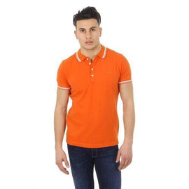 Orange L Diesel mens polo T-OIN 00SFUN 00MXZ 43L