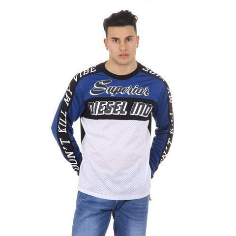 Multicolor XXL Diesel mens sweater T-GREGOR 00SHPW 0JAIV 8EK