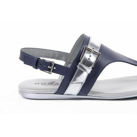 Multicolor 38.5 EUR - 8.5 US Hogan ladies flat sandal HXW1330R4408LI833O
