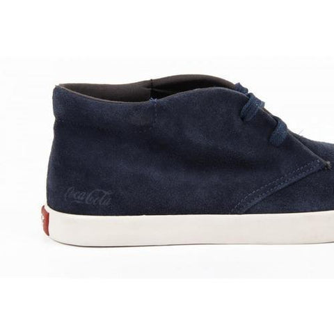 Dark Blue 46 EUR - 13 US Coca Cola mens ankle boot CCA0526 KRUNNER MIX PETROLE