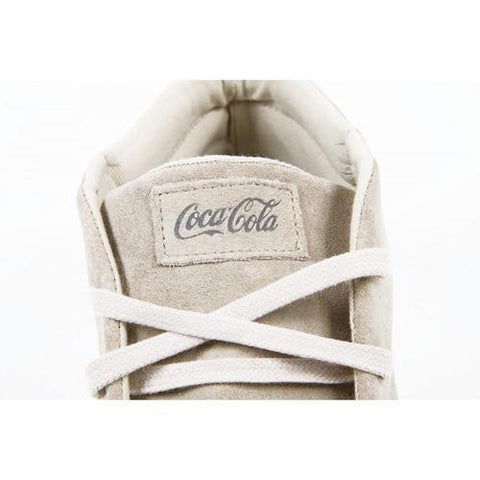 Beige 44 EUR - 11 US Coca Cola mens ankle boot CCA0526 KRUNNER MIX CREAM