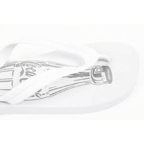 White 43/44 EUR Coca Cola mens flip flop CCA0588 SANDALIA BASIC MASCULINA WHITE