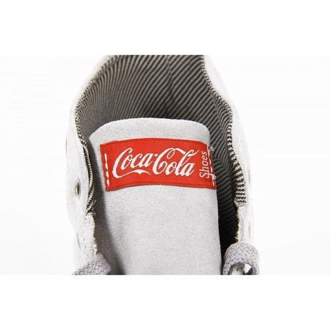 Grey 45 EUR - 12 US Coca Cola mens sneakers CCA0668 RAMBLA SUED GRAY