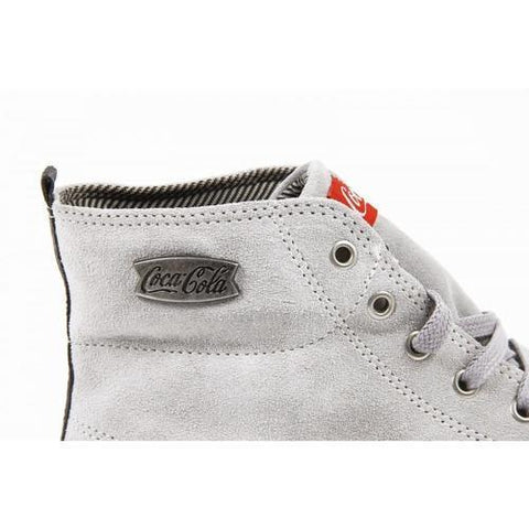 Grey 45 EUR - 12 US Coca Cola mens sneakers CCA0668 RAMBLA SUED GRAY
