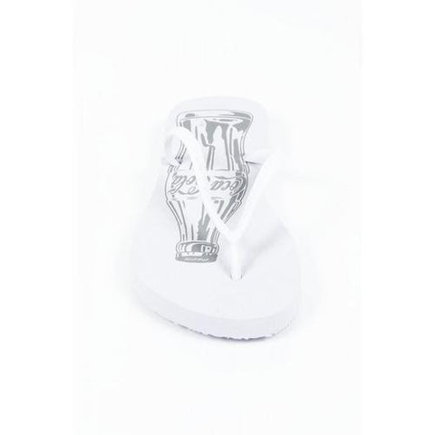 White 35/36 EUR Coca Cola ladies flip flop CCA0589 SANDALIA BASIC FEMININA WHITE