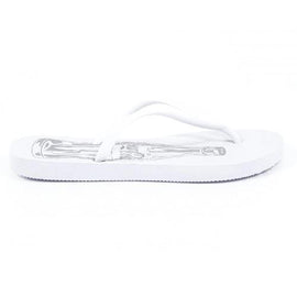 White 35/36 EUR Coca Cola ladies flip flop CCA0589 SANDALIA BASIC FEMININA WHITE