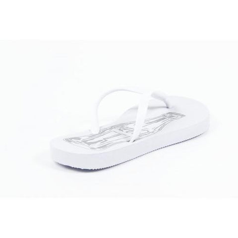 White 39/40 EUR Coca Cola ladies flip flop CCA0589 SANDALIA BASIC FEMININA WHITE