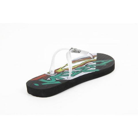 Multicolor 35/36 EUR Coca Cola ladies flip flop CCA0591 POP ART GARRAFA GIRLS  BLACK