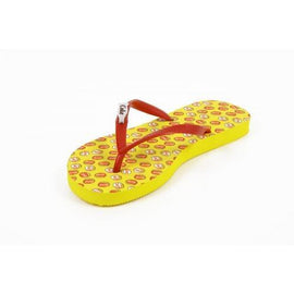 Yellow 41/42 EUR Coca Cola ladies flip flop CCA0595 TAMPINHAS GIRL YELLOW