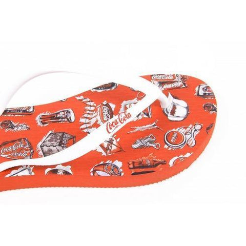 Red 35/36 EUR Coca Cola ladies flip flop CCA0636 ACE RED