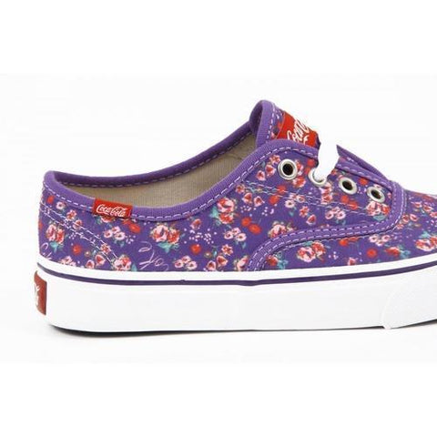 Purple 37 EUR - 7 US Coca Cola ladies sneakers CCA0711 KICK GARDEN VIOLET