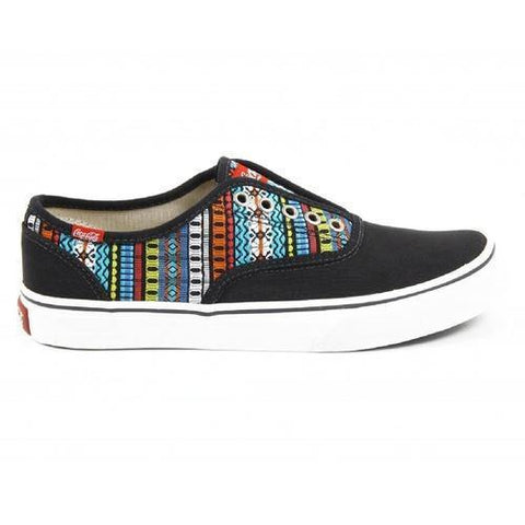 Multicolor 37 EUR - 7 US Coca Cola ladies sneakers CCA0713 KICK ETNIC BLACK