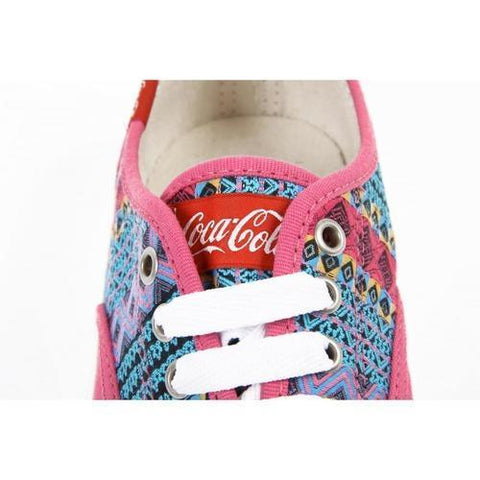 Multicolor 38 EUR - 8 US Coca Cola ladies sneakers CCA0713 KICK ETNIC PINK