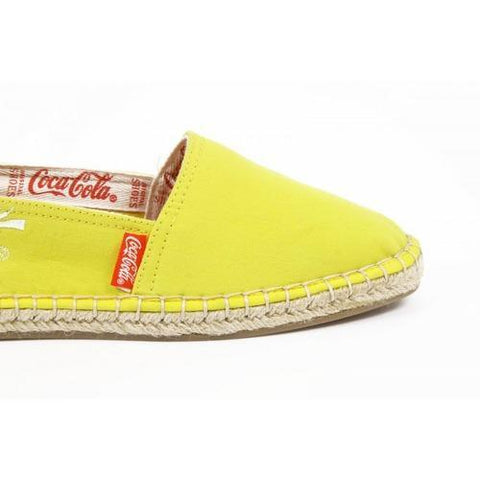 Yellow 40 EUR - 10 US Coca Cola ladies espadrillas CC06102 JUTA CLASSIC YELLOW