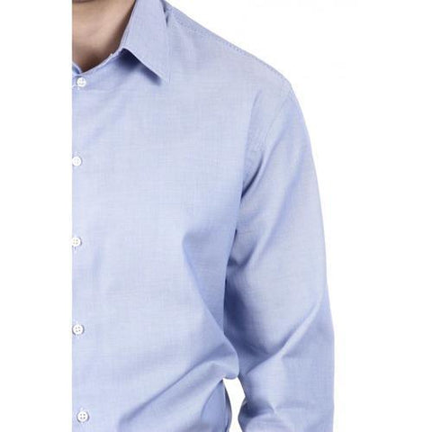 Light Blue 43 IT - 17 US Armani Collezioni mens shirt TCCM5L TCC78 041
