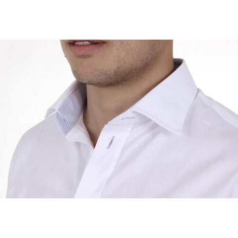White 43 IT - 17 US Armani Collezioni mens shirt TCCM8T TCC90 100