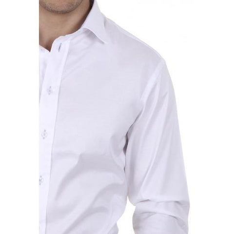 White 43 IT - 17 US Armani Collezioni mens shirt TCCM8T TCC90 100