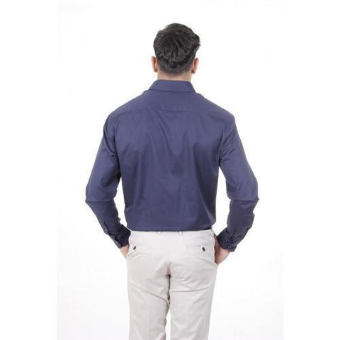 Dark Blue 43 IT - 17 US Armani Collezioni mens shirt TCCM8T TCC90 920