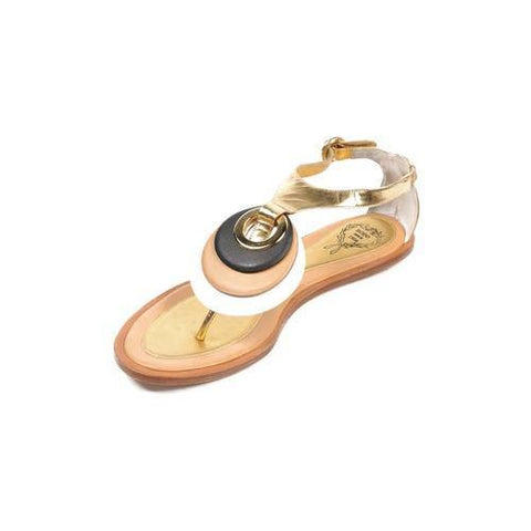 Gold 36 EUR - 6 US Rodo ladies flat sandal S7628 559 597