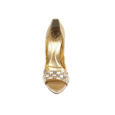 Gold 39.5 EUR - 9.5 US Rodo ladies pump open toe S7678 431 595