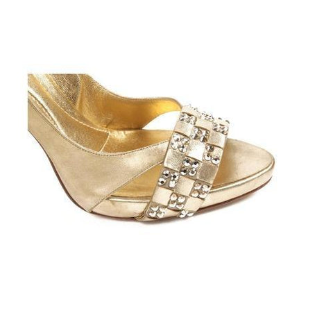 Gold 39.5 EUR - 9.5 US Rodo ladies pump open toe S7678 431 595