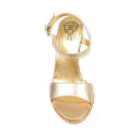 Gold 36 EUR - 6 US Rodo ladies sandal S7684 011 595