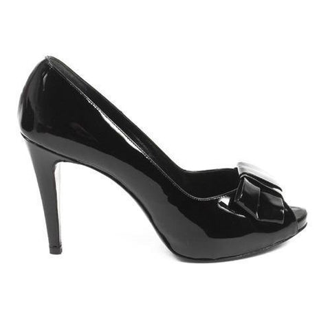 Black 39.5 EUR - 9.5 US Rodo ladies pump open toe S7720 210 900