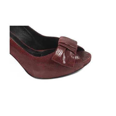 Bordeaux 36.5 EUR - 6.5 US Rodo ladies pump open toe S7720 052 740