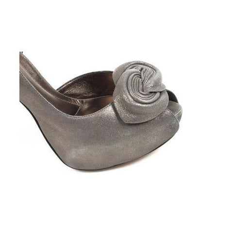 Silver 41 EUR - 11 US Rodo ladies pump open toe S7991 401 018