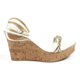 White 38 EUR - 8 US Sebastian Milano ladies sandal S2272 VACCH BIANCA
