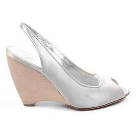 Silver 40 EUR - 10 US Sebastian Milano ladies sandal 2561 RASO ARGENTO