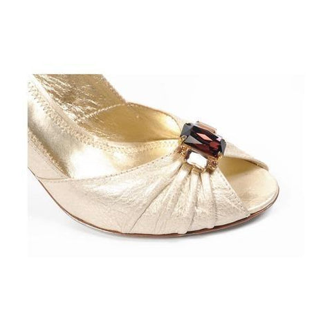 Gold 41 EUR - 11 US Sebastian Milano ladies sandal S2597 VAR P CUBA SAHARA