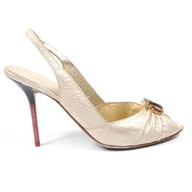 Gold 41 EUR - 11 US Sebastian Milano ladies sandal S2597 VAR P CUBA SAHARA