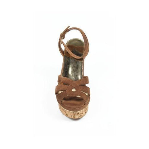 Brown 36.5 EUR - 6.5 US Sebastian Milano ladies espadrille wedge sandal S3178CRC CROSTA CUOIO