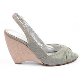 Silver 36.5 EUR - 6.5 US Sebastian Milano ladies sandal S2674A VAR A LUREX ARGENTO