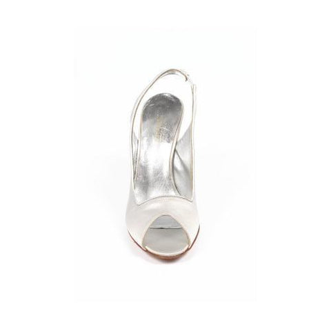 Silver 37.5 EUR - 7.5 US Sebastian Milano ladies espadrille wedge sandal S2561X VAR X RASO SETA ARGENTO