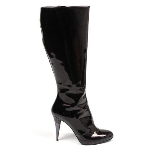 Black 37 EUR - 7 US Sebastian Milano ladies high boot 3205 MAUVE DARK VIOLA