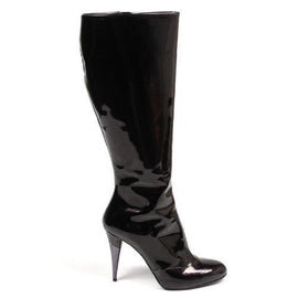 Black 37.5 EUR - 7.5 US Sebastian Milano ladies high boot 3205 MAUVE DARK VIOLA