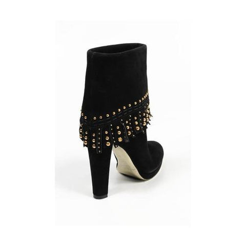Black 36 EUR - 6 US Sebastian Milano ladies ankle boot S3982 CAMOSCIO ML NERO