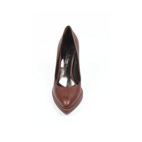 Brown 36 EUR - 6 US Sebastian Milano ladies pump S4035 LOS ANGELES BOTTOLATO TG MARR-CIOCC