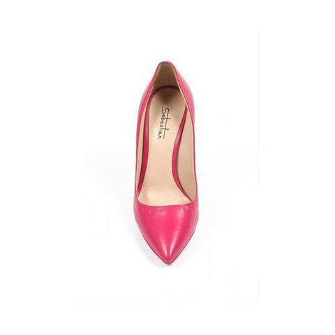 Pink 38.5 EUR - 8.5 US Sebastian Milano ladies pump S4233 NAPPA PALIT 625 MAGENTA
