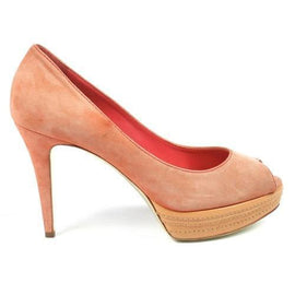 Coral 40 EUR - 10 US Sebastian Milano ladies pump open toe S4370 CAMOSCIO ML 249 CORALLO