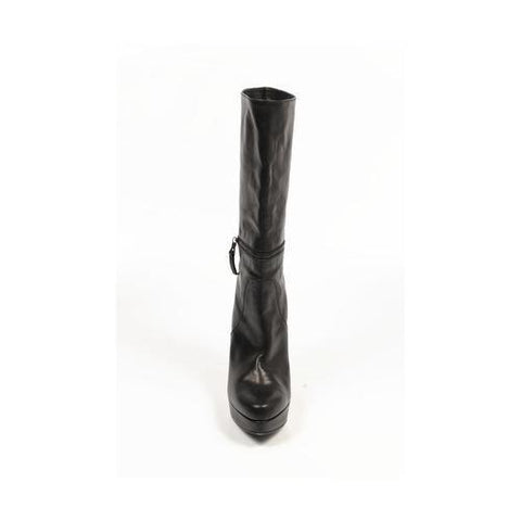 Black 41 EUR - 11 US Sebastian Milano ladies boot S4627 VACCHETTA NAPPA NERO