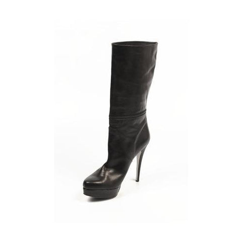 Black 41 EUR - 11 US Sebastian Milano ladies boot S4627 VACCHETTA NAPPA NERO