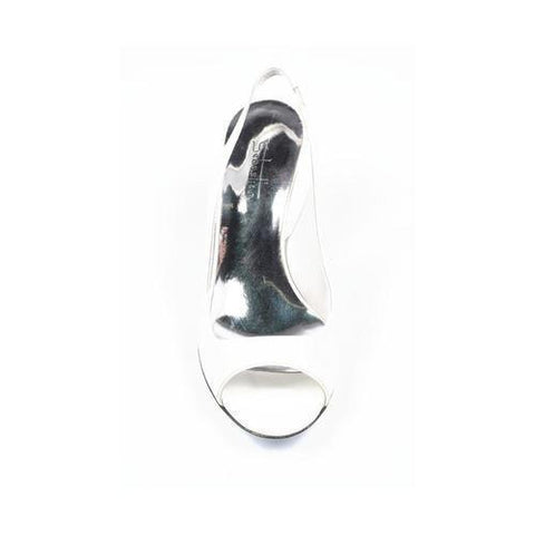 White 36.5 EUR - 6.5 US Sebastian Milano ladies sandal S3518VY VERNICE BIANCA