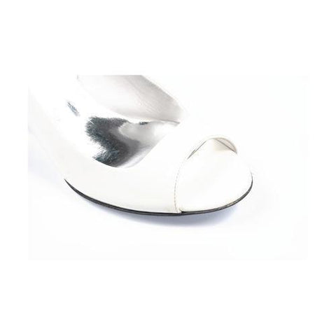 White 36.5 EUR - 6.5 US Sebastian Milano ladies sandal S3518VY VERNICE BIANCA
