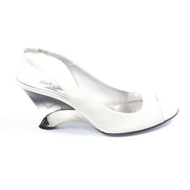 White 36.5 EUR - 6.5 US Sebastian Milano ladies sandal S3518VY VERNICE BIANCA