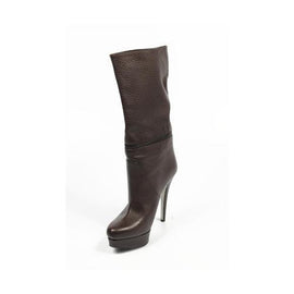 Dark Brown 37 EUR - 7 US Sebastian Milano ladies short boot S4627 FOCUS CACAO