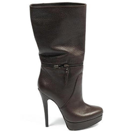 Dark Brown 37 EUR - 7 US Sebastian Milano ladies short boot S4627 FOCUS CACAO
