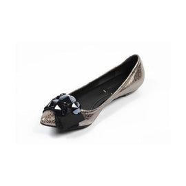 Silver 36 EUR - 6 US Max Azria ladies ballerina MA-EMERYTI COAL